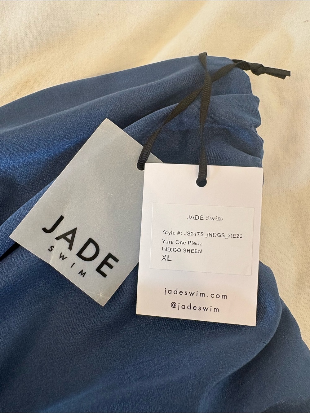 JADE Swim Indigo Sheen One-Piece - Picture 5 of 8
